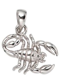 Jobo Damen Sternzeichen-Anhänger "Sternzeichen Skorpion", Silber 925 (Sterlingsilber), silber, Silber 925 (Sterlingsilber), Schmuckanhänger, 925