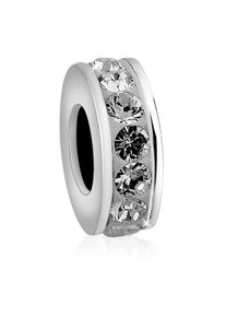 NENALINA Damen Bead "Bead Basic Kristalle 925 Silber", ohne Stein, silber, Silber 925 (Sterlingsilber), Charms