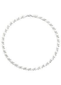 Jobo Damen Collier, Silber 925 (Sterlingsilber), L: 45cm, silber, Silber 925 (Sterlingsilber), Halsketten, 925 Silber mit 144 Zirkonia 45 cm
