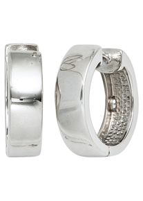 Jobo Damen Paar Creolen, Silber 925 (Sterlingsilber), silber, Silber 925 (Sterlingsilber), Ohrringe, rund 925 Silber