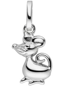 Jobo Damen Ketten-Anhänger "Anhänger Maus", Silber 925 (Sterlingsilber), silber, Silber 925 (Sterlingsilber), Schmuckanhänger, 925 Silber