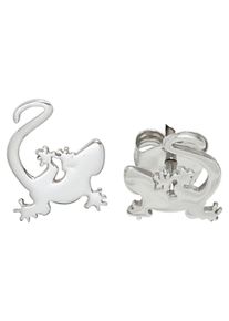 Jobo Damen Paar Ohrstecker "Gecko", Silber 925 (Sterlingsilber), silber, Silber 925 (Sterlingsilber), Ohrringe, 925 Silber