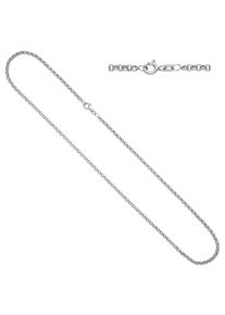Jobo Damen Silberkette, Silber 925 (Sterlingsilber), L: 70cm, silber, Silber 925 (Sterlingsilber), Halsketten, Erbskette 925 Silber 70 cm 2,5 mm