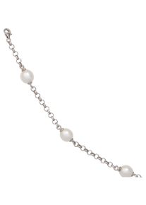 Jobo Damen Perlenarmband, Silber 925 (Sterlingsilber)-Perlen, silber, Silber 925 (Sterlingsilber), Perlen, Armbänder, 925 Silber mit