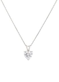 Firetti Damen Kette mit Anhänger "Schmuck Geschenk Silber 925 Halsschmuck Halskette Ankerkette Herz", Silber 925 (Sterlingsilber), L: 45cm, bunt,