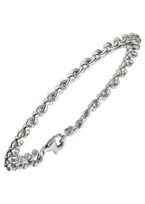 Jobo Damen Silberarmband, Silber 925 (Sterlingsilber), silber, Silber 925 (Sterlingsilber), Armbänder, 925 Silber 21 cm