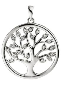 Jobo Damen Ketten-Anhänger "Anhänger Lebensbaum", Silber 925 (Sterlingsilber), silber, Silber 925 (Sterlingsilber), Schmuckanhänger, 925 Silber mit