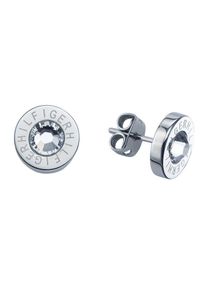 Tommy Hilfiger Damen Paar Ohrstecker "Schmuck Edelstahl Ohrschmuck Ohrringe HOLIDAY TREND", Edelstahl, silber, Edelstahl, Ohrringe, mit Kristallstein