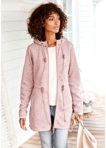 Lascana Fleecejacke pink Gr. 44/46 für Damen