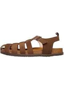 Sandale Henry Stevens "Drew FSI Freizeitschuh" Gr. 43, braun Herren Schuhe Herren-Sandalen handgefertigt, Lederschuhe Slipper