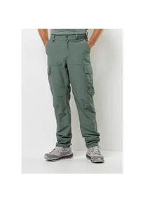 Trekkinghose Jack Wolfskin "BARRIER PANT M" Gr. 54, Normalgrößen, grün (hedge-green) Herren Hosen