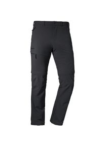 Schöffel Schöffel koper1 Zipphose Herren - schwarz - Gr. 94 - Polyamid/Elastan