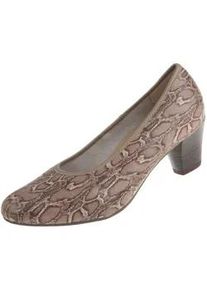 Pumps Lei by tessamino "Amanda" Gr. 36, braun (hellbraun) Damen Schuhe mit angesagtem Animalprint