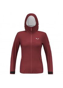 Regenjacke Salewa Puez Aqua 4 PowerTex 2.5L Jacket Damen (Gr 34 |rot |wasserdicht)