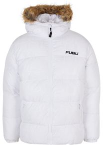 Winterjacke Fubu "Fubu Herren FM224-039-1 Corporate AOP Puffer Jacket" Gr. XL, weiß (white) Herren Jacken Sportjacken
