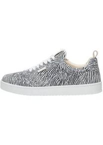 Sneaker N91 "Court M AA Herrensneaker" Gr. 41, schwarz-weiß (zebra) Herren Schuhe Turnschuh Leder handgefertigt, sportlicher Freizeitschuh