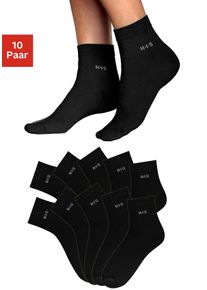H.I.S. H.I.S Damen Kurzsocken, Gr. 35, schwarz, Polyamid, Baumwolle, Elasthan, uni, Socken, aus leichter atmungsaktiver Qualität