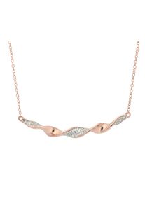 Vivance Damen Collier "Twist", Silber 925 (Sterlingsilber), silber, Silber 925 (Sterlingsilber), Halsketten