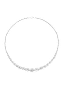 Vivance Damen Kette ohne Anhänger "Kordelkette", Silber 925 (Sterlingsilber), silber, Silber 925 (Sterlingsilber), Halsketten