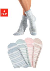 Lascana Kuschelsocken mehrfarbig Gr. - (36/42) für Damen. Elastisch