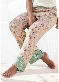 Lascana Schlafhose mehrfarbig Gr. 32/34 für Damen. Figurumspielend
