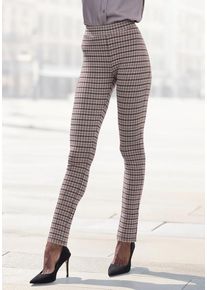 Lascana Leggings braun Gr. 52/54 für Damen. Mit Label. Schmal. Nachhaltig.
