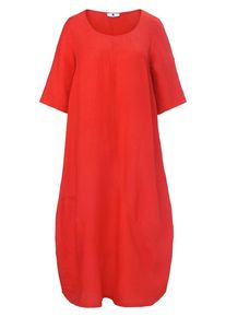 Anna Aura - Kleid mit 3/4-Arm, orange, Gr. 40 / M - Leinen