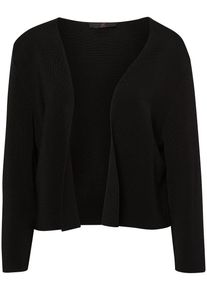 Emilia Lay - Strickjacke mit 3/4-Arm, schwarz, Gr. 44 / L