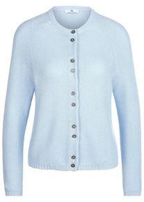 Peter Hahn - Strickjacke aus 100% SUPIMA®-Baumwolle, blau, Gr. 36 / S - Baumwolle
