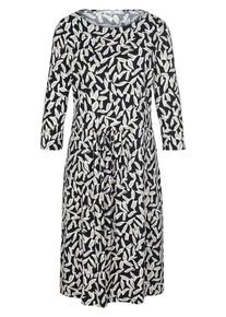 Peter Hahn - Jersey-Kleid mit 3/4-Arm, schwarz, Gr. 40 / M