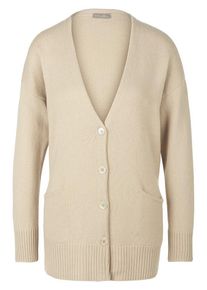include - Strickjacke, beige, Gr. 36 / S - Schurwolle