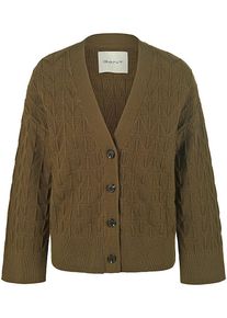 Gant - Strickjacke, grün, Gr. 44 / L - Baumwolle
