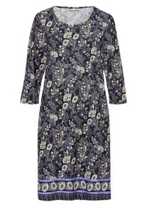 Green Cotton - Jersey-Kleid Emma, blau, Gr. 36 / S - Baumwolle