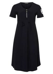 Doris Streich - Jersey-Kleid, schwarz, Gr. 40 / M