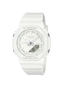 Chronograph Casio G-SHOCK Armbanduhren weiß Damen Quarzuhr, Armbanduhr, Damenuhr, Herrenuhr, Stoppfunktion, Resinband