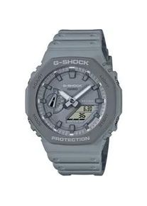 Chronograph Casio G-SHOCK "GA-2110ET-8AER" Armbanduhren grau Herren Quarzuhr, Armbanduhr, Herrenuhr, digital, bis 20 bar wasserdicht