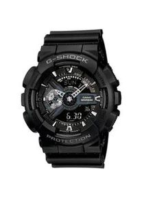 Chronograph Casio G-SHOCK Armbanduhren schwarz Herren Quarzuhr, Armbanduhr, Herrenuhr, digital,Resinband,20 bar Wasserdichte