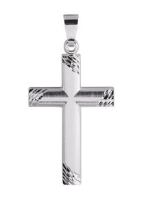 Firetti Damen Ketten-Anhänger "Schmuck Geschenk Silber 925 Halsschmuck Anhänger Kreuz", Silber 925 (Sterlingsilber), 2,2 g, silber, Silber 925