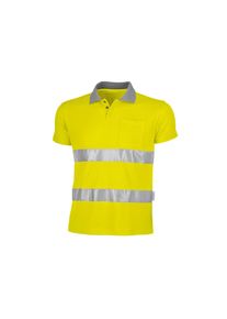 Qualitex HIGH QUALITY WORKWEAR Polo-Shirt signal warngelb Damen: 56 Herren: 3XL