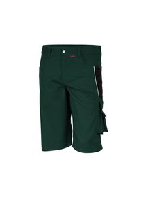 Qualitex HIGH QUALITY WORKWEAR Shorts PRO grün/schwarz Damen: 42 Herren: 48