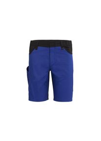 Qualitex HIGH QUALITY WORKWEAR Shorts X-Serie kornblau/schwarz Damen: 44 Herren: 50