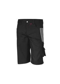 Qualitex HIGH QUALITY WORKWEAR Shorts PRO schwarz/grau Damen: 56 Herren: 62