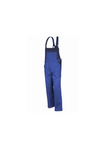 Qualitex HIGH QUALITY WORKWEAR Latzhose basic 2-farbig kornblau/marine Damen: 62 Herren: 68