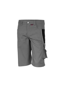 Qualitex HIGH QUALITY WORKWEAR Shorts PRO grau/schwarz Damen: 56 Herren: 62