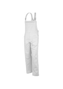 Qualitex HIGH QUALITY WORKWEAR Latzhose basic weiß Damen: 42 Herren: 48