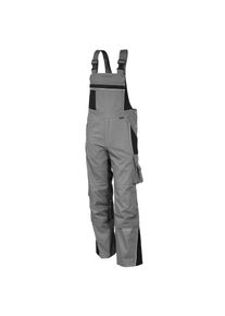 Qualitex HIGH QUALITY WORKWEAR Latzhose PRO grau/schwarz Damen: 66 Herren: 72