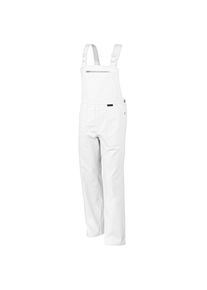 Qualitex HIGH QUALITY WORKWEAR Latzhose classic weiß Damen: 50 Herren: 56