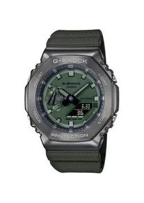 Chronograph Casio G-SHOCK Armbanduhren grün (olive) Herren Quarzuhr, Armbanduhr, Herrenuhr, digital, bis 20 bar wasserdicht