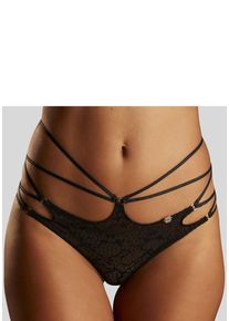 JETTE Tanga schwarz Gr. 32/34 für Damen. Figurbetont