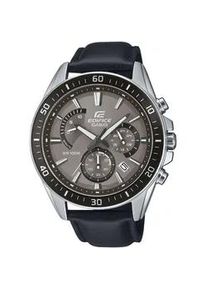 Chronograph Casio EDIFICE Armbanduhren schwarz Herren Quarzuhr, Armbanduhr, Herrenuhr, Stoppfunktion, Datum, Neo-Display